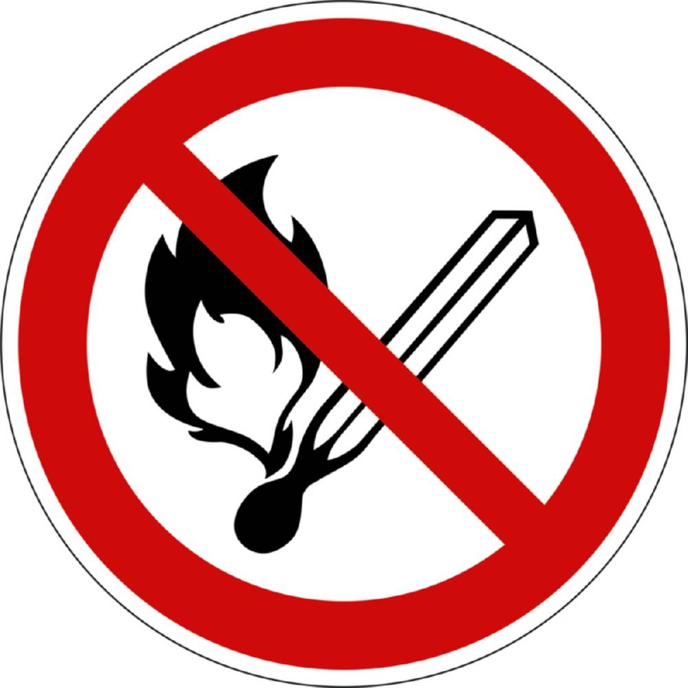 Produktbild Eichner Verbotsschild Feuer offenes Licht und Rauchen verboten