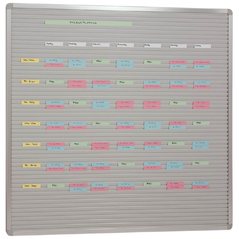 Produktbild Eichner VISIPLAN Einstecktafel ohne Raster 52 Schienen 100x94cm