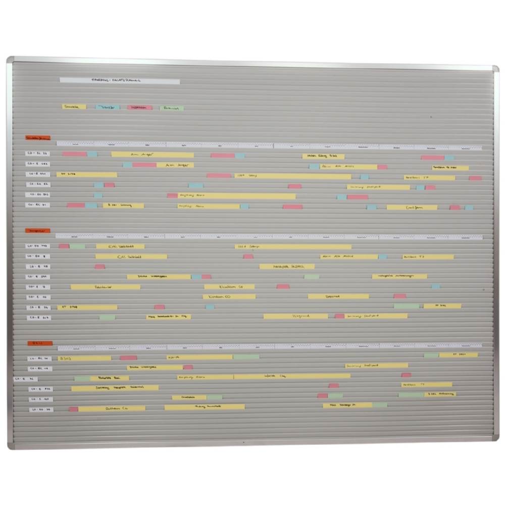Produktbild Eichner VISIPLAN Tafel ohne Raster 73 Schienen 160x130cm