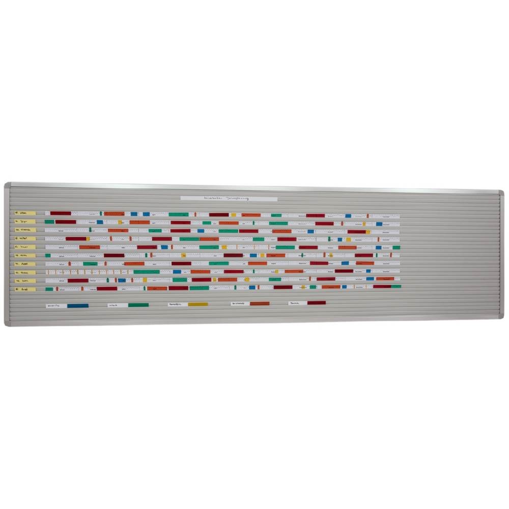 Produktbild Eichner VISIPLAN Einstecktafel ohne Raster 31 Schienen 200x58cm
