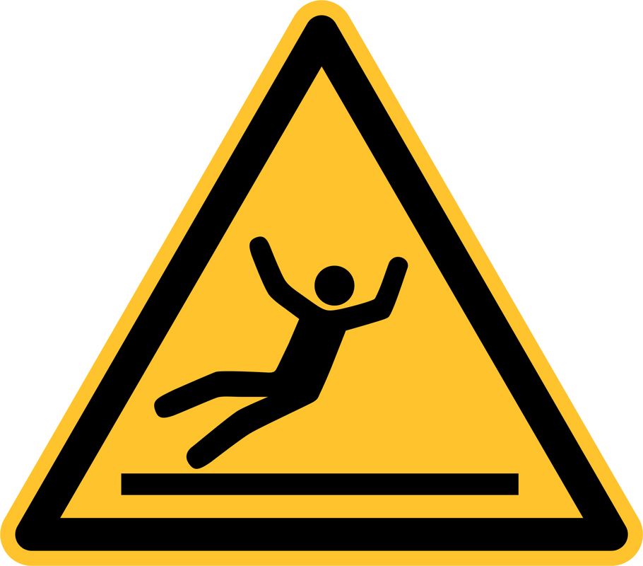 Produktbild Eichner Warnschild Rutschgefahr PVC Folie 10 cm