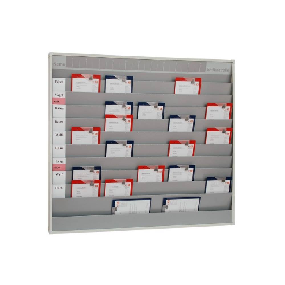 Produktbild Eichner Werkstattplaner für Kfz Betriebe A4 10 Schiene 1580x1282mm