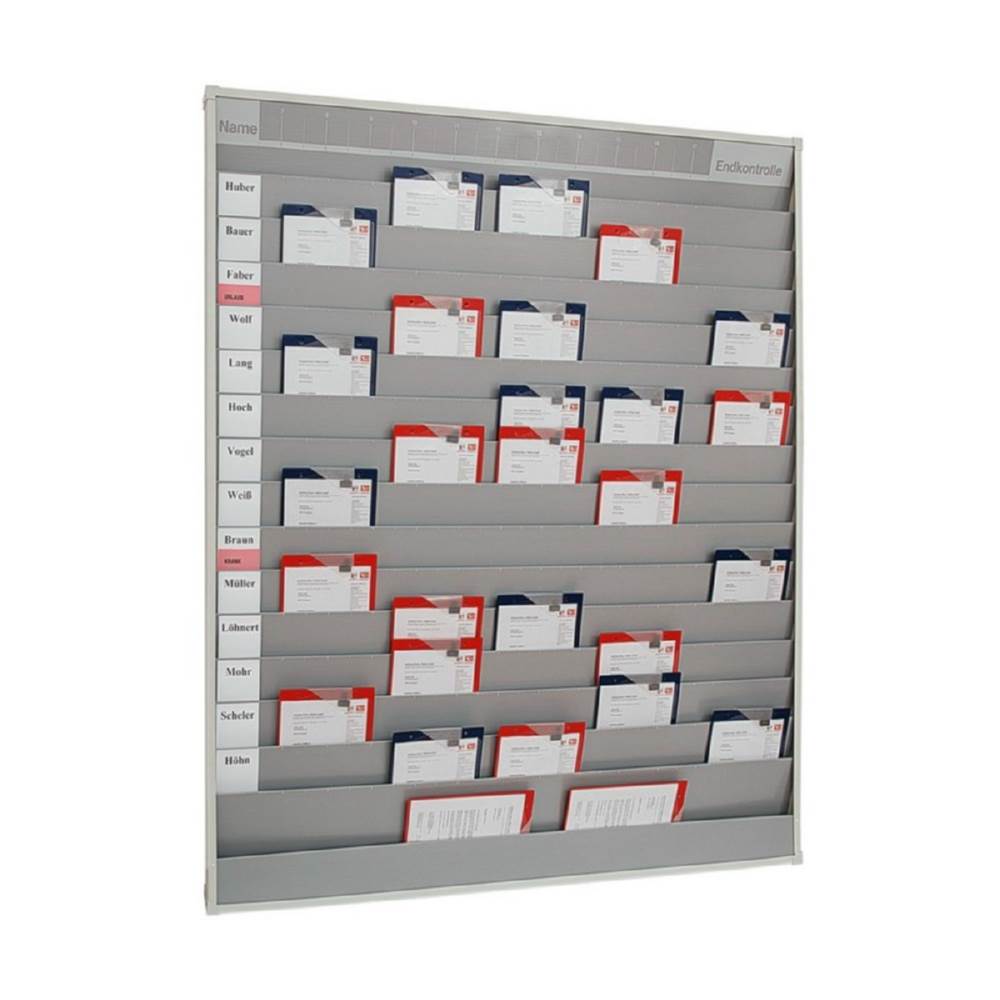 Produktbild Eichner Werkstattplaner A4 15 Schienen für Kfz Betriebe 1580x1757mm