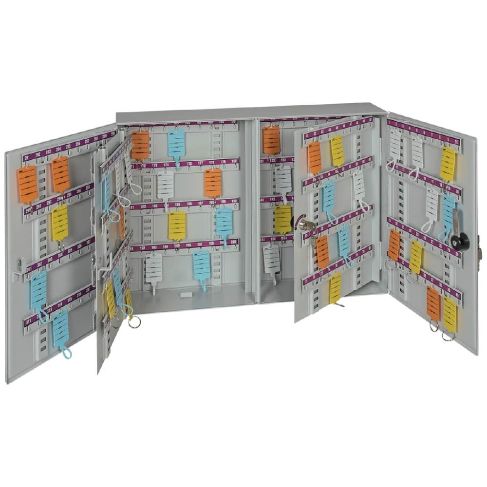 Produktbild Eichner Zweitüriger Schlüsselschrank aus Metall 420x600x130mm