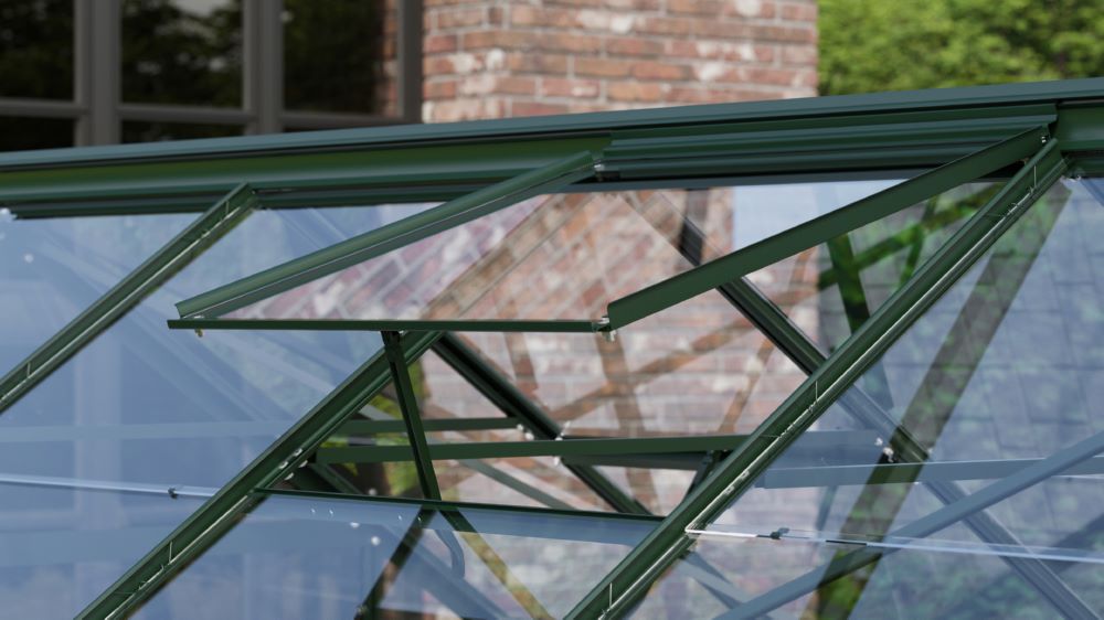Produktbild Vitavia Alu Dachfenster für Gewächshaus ohne Glas smaragd bild 3