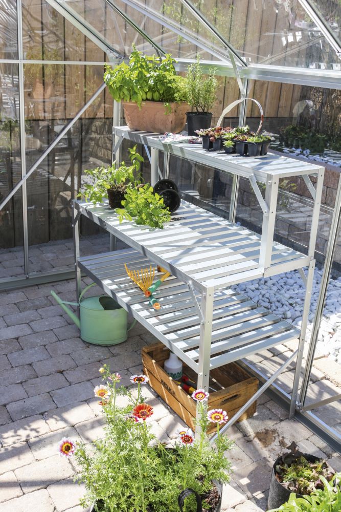 Produktbild Vitavia Alu Tischaufsatz 121 x 28 x 39 cm alu bild 3