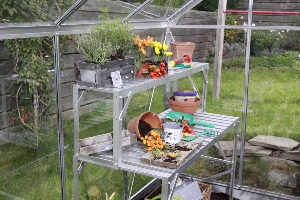 Produktbild Vitavia Alu Tischaufsatz 121 x 28 x 39 cm alu bild 4