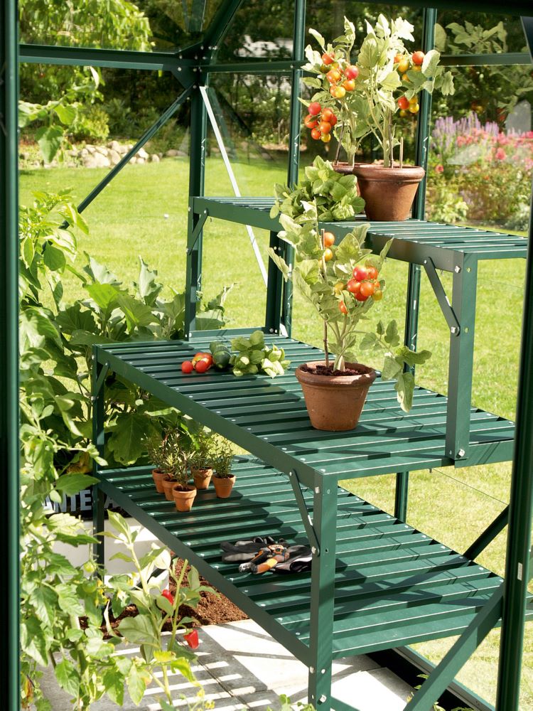 Produktbild Vitavia Alu Tischaufsatz 121 x 28 x 39 cm smaragd