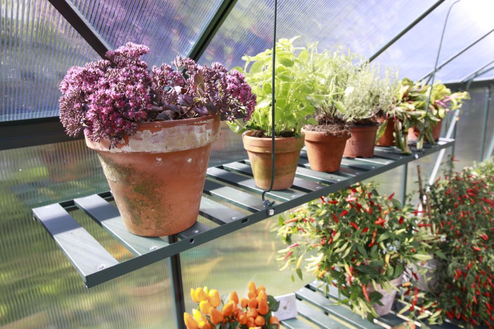 Produktbild Vitavia Aluregal abklappbar Smaragd 120 x 30 cm bild 3