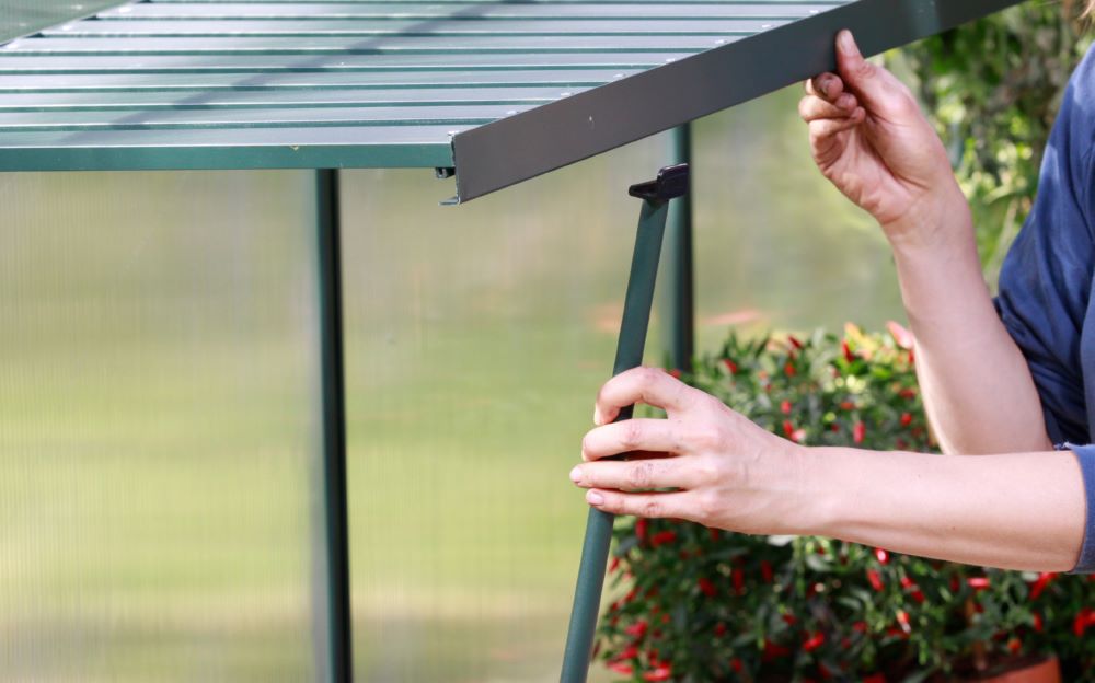 Produktbild Vitavia Alutisch abklappbar 120 x 56 x 81 cm in smaragd bild 4