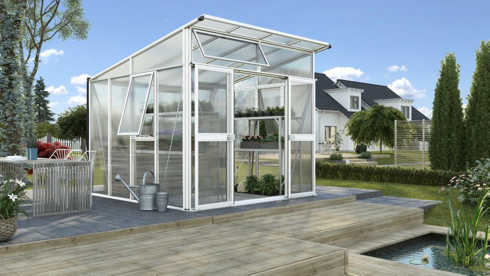Produktbild Vitavia Gewächshausbausatz Aphrodite 7800 10 mm weiß