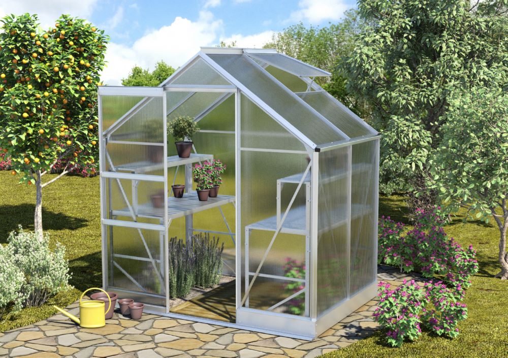 Produktbild Vitavia Gewächshaus Apollo 2500 HKP 4 mm alu Breite 1950 mm