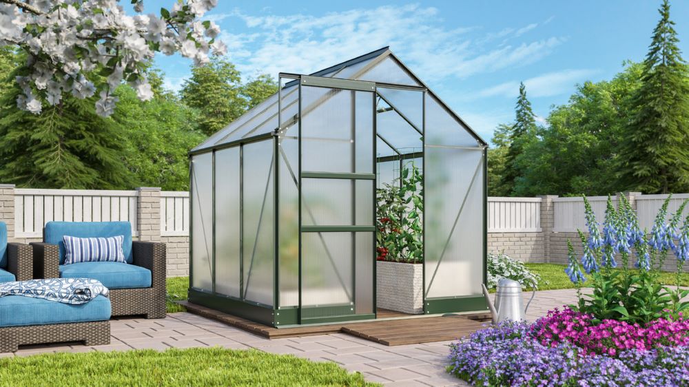 Produktbild Vitavia Gewächshausbausatz Apollo 3800 HKP mit 6mm smaragd bild 3