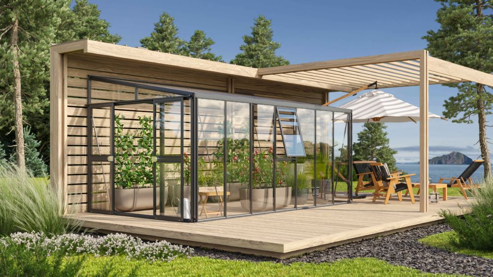 Produktbild Vitavia Anlehngewächshaus Athena 11900 ESG HKP 2659 mm