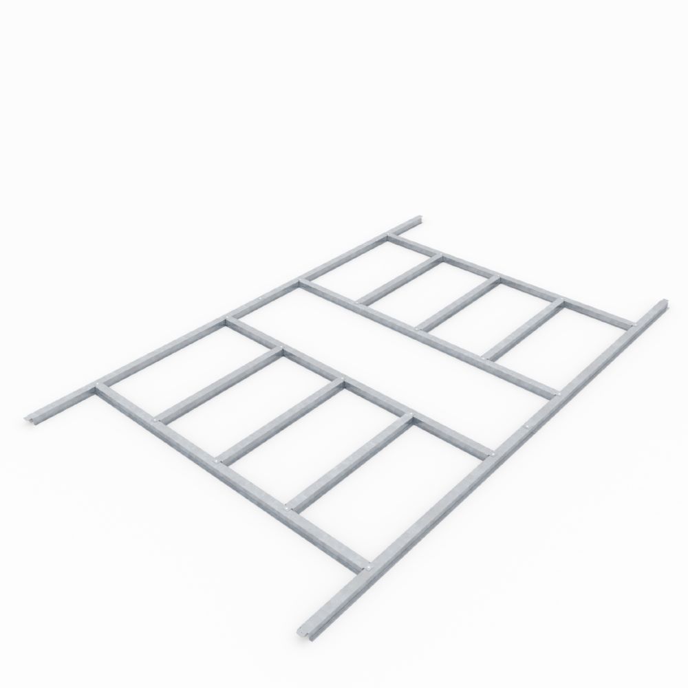 Produktbild Pergart Bodenfundament Frankfurt II 86 für Gerätehaus