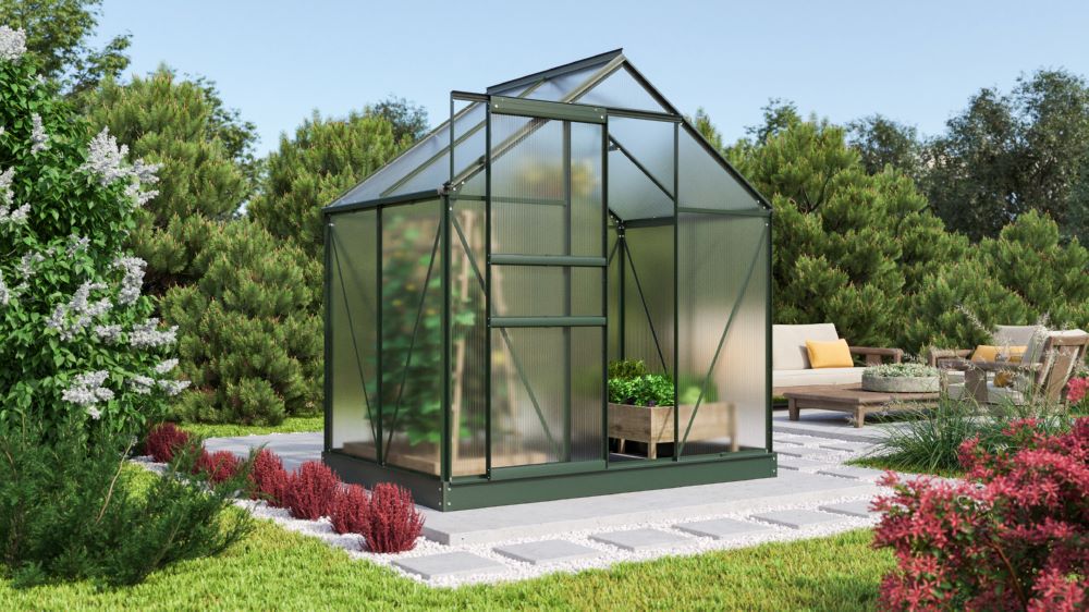 Produktbild Vitavia Gewächshausbausatz Comet 2500 HKP 4 mm Traufe 1240 mm