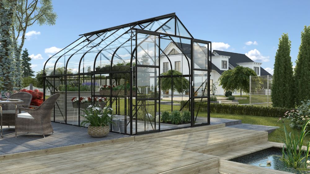 Produktbild Vitavia Gewächshausbausatz Diana 9900 ESG 3830 x 2635 mm