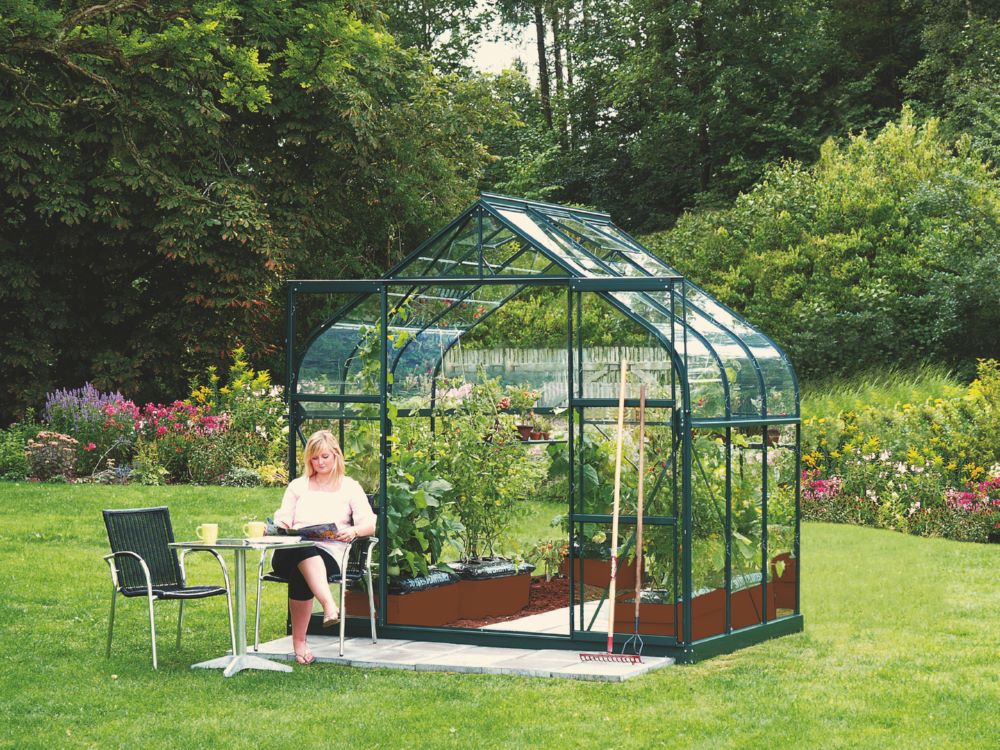 Produktbild Vitavia Gewächshausbausatz Diana 5000 ESG 3 mm smaragd