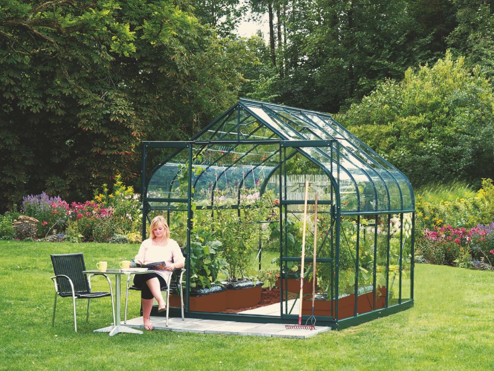 Produktbild Vitavia Gewächshausbausatz Diana 8300 ESG 3 mm smaragd