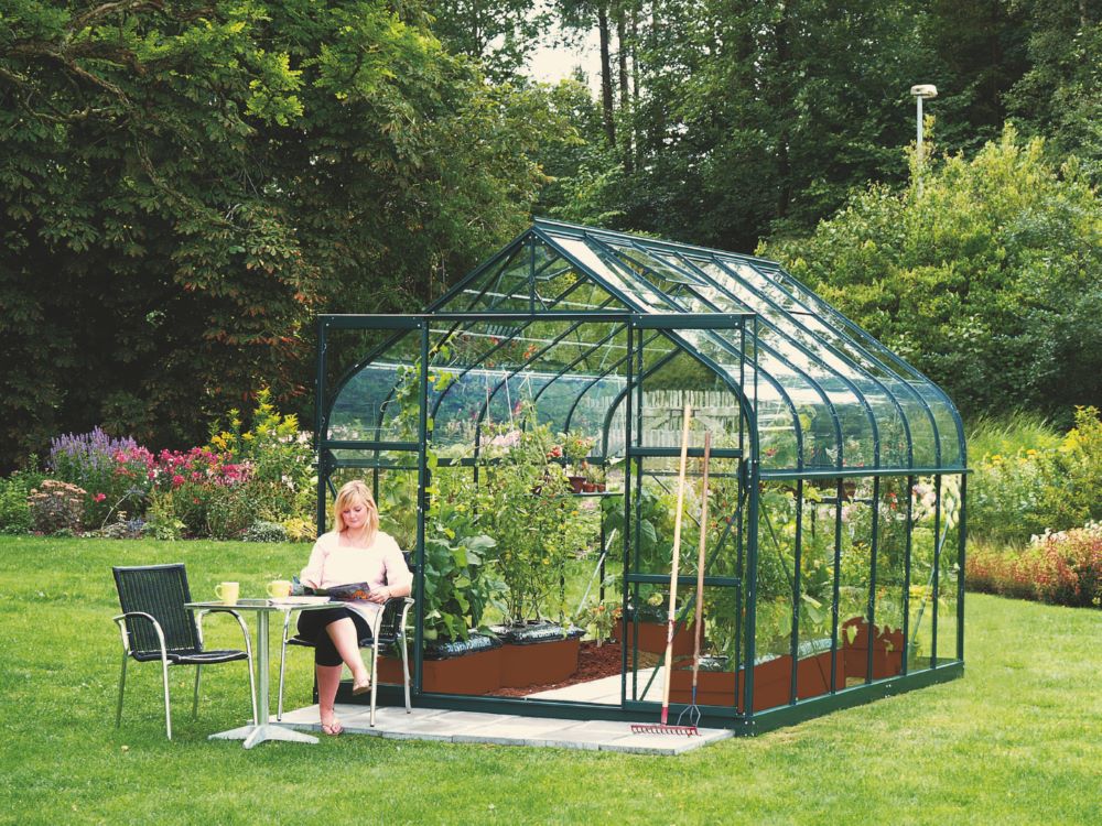 Produktbild Vitavia Gewächshausbausatz Diana 9900 ESG 3 mm smaragd