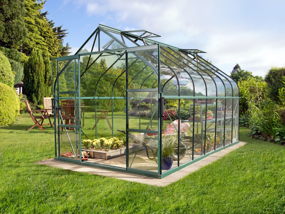 Produktbild Vitavia Gewächshausbausatz Diana 11500 ESG 3 mm smaragd