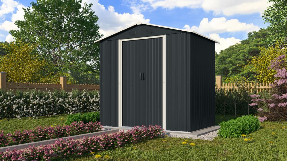 Produktbild Pergart Gerätehaus Düsseldorf II 65 schiefer 1940 x 1310 mm bild 2