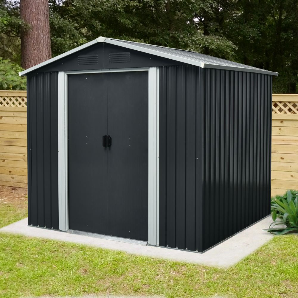 Produktbild Pergart Gerätehaus Düsseldorf II 86 schiefer 1740 x 820 mm bild 3