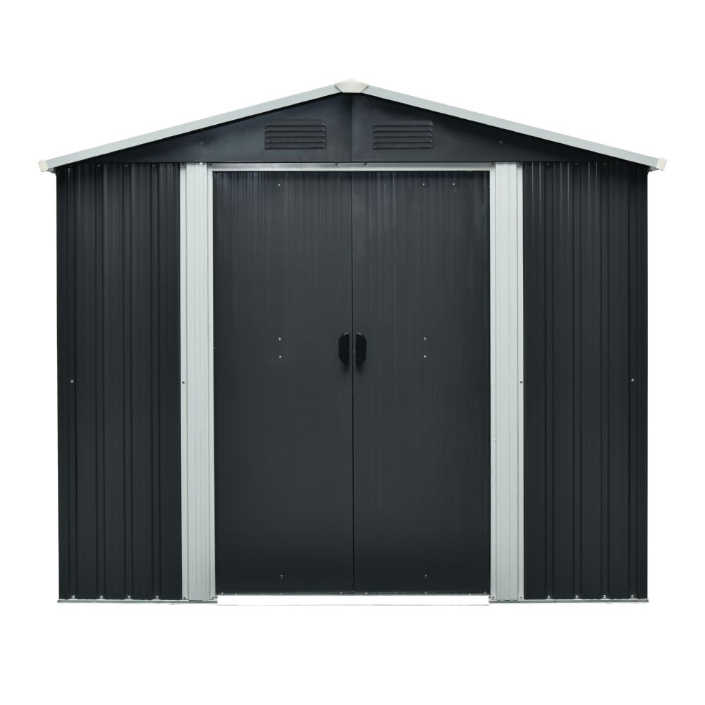 Produktbild Pergart Gerätehaus Düsseldorf II 86 schiefer 1740 x 820 mm bild 1