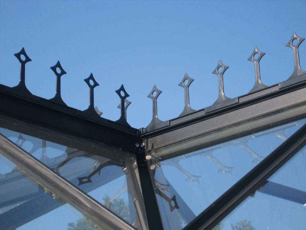 Produktbild Vitavia Firstkrone für Sir Gewächshaus schwarz