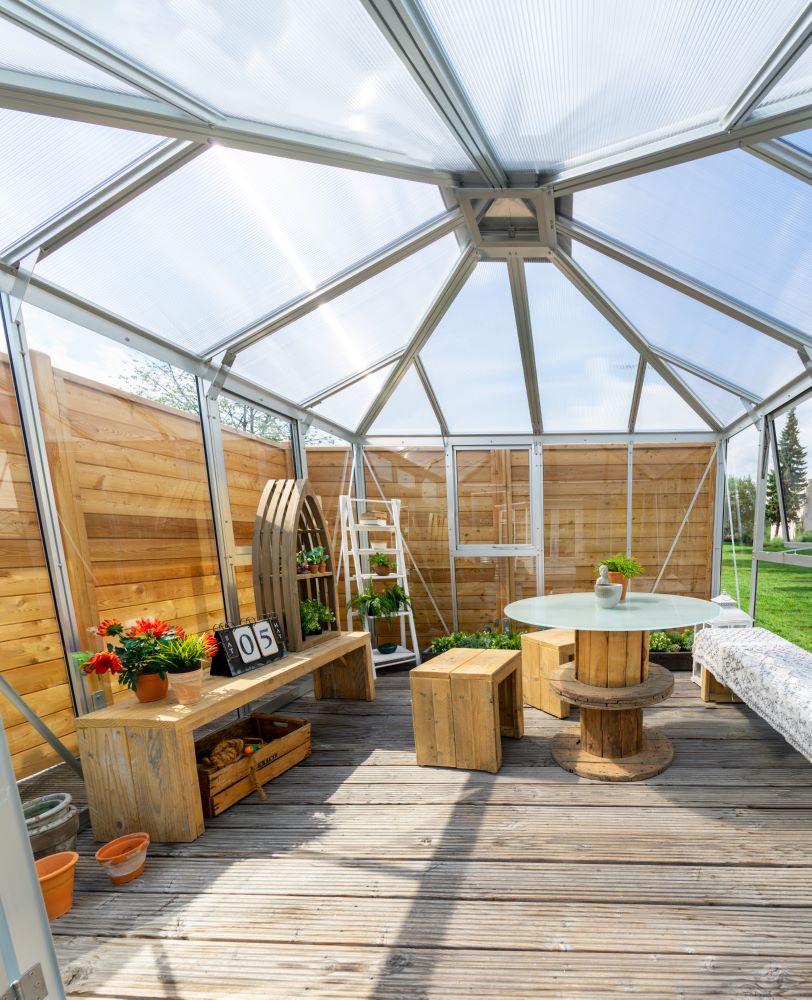 Produktbild Vitavia Gewächshausbausatz Fortuna Maße 3215 x 3170 mm bild 3