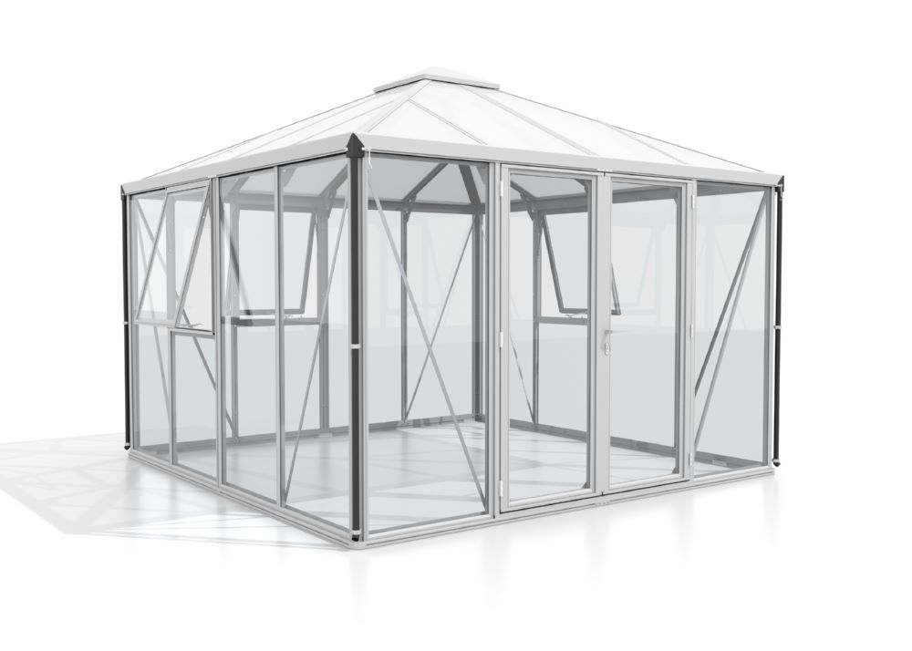 Produktbild Vitavia Gewächshausbausatz Fortuna Maße 3215 x 3170 mm