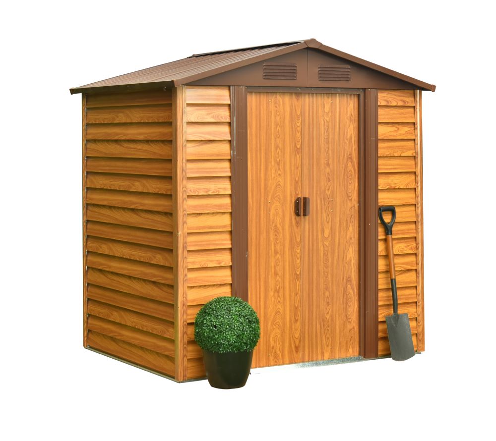 Produktbild Pergart Gerätehaus Frankfurt II 65 Holzoptik 1930 x 1520 mm