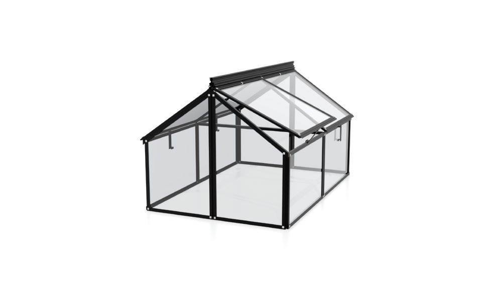 Produktbild Vitavia Frühbeetaufsatz Gaia Jumbo ESG schwarz 1193 x 831 mm