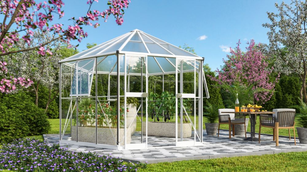 Produktbild Vitavia Galaxis 9000 ESG / HKP weiß Breite 3360 x Läng 3833 mm bild 2