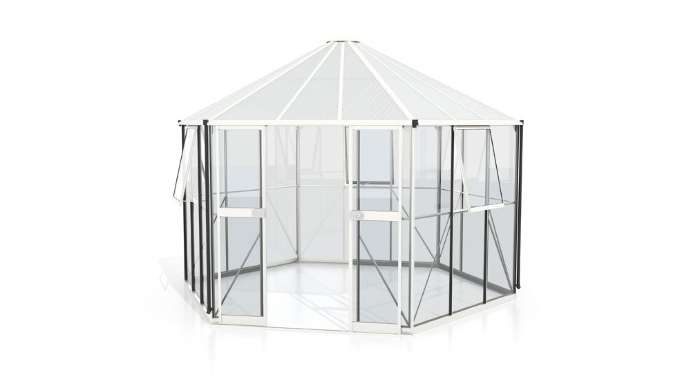 Produktbild Vitavia Galaxis 9000 ESG / HKP weiß Breite 3360 x Läng 3833 mm