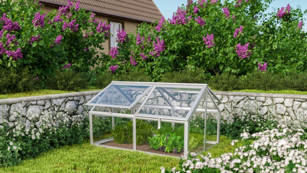 Produktbild Vitavia Frühbeet Gamma ESG alu 1243 x 890 mm bild 2