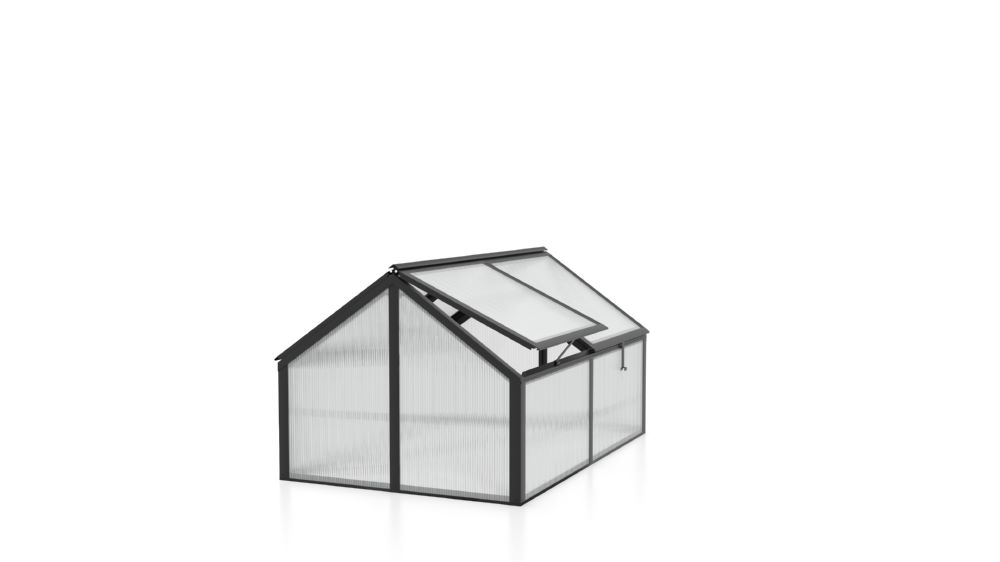 Produktbild Vitavia Frühbeetaufsatz Gamma HKP 4 mm schwarz 1243 x 890 mm