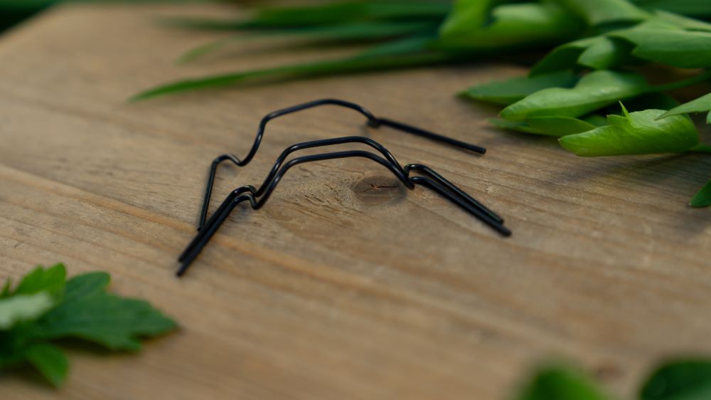 Produktbild Vitavia Glasfederklammern für Glasscheiben 20 Stück schwarz bild 2