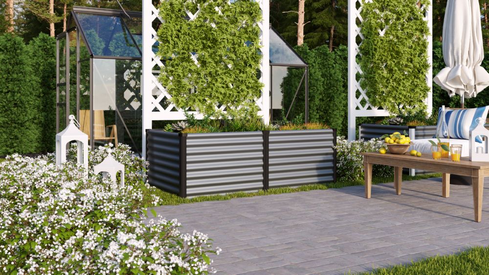 Produktbild Vitavia Hochbeet Linus 630 Breite 961,7 mm granit