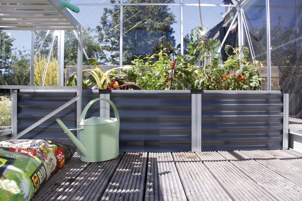 Produktbild Vitavia Hochbeet Linus In Out 401 Größe S granit alu