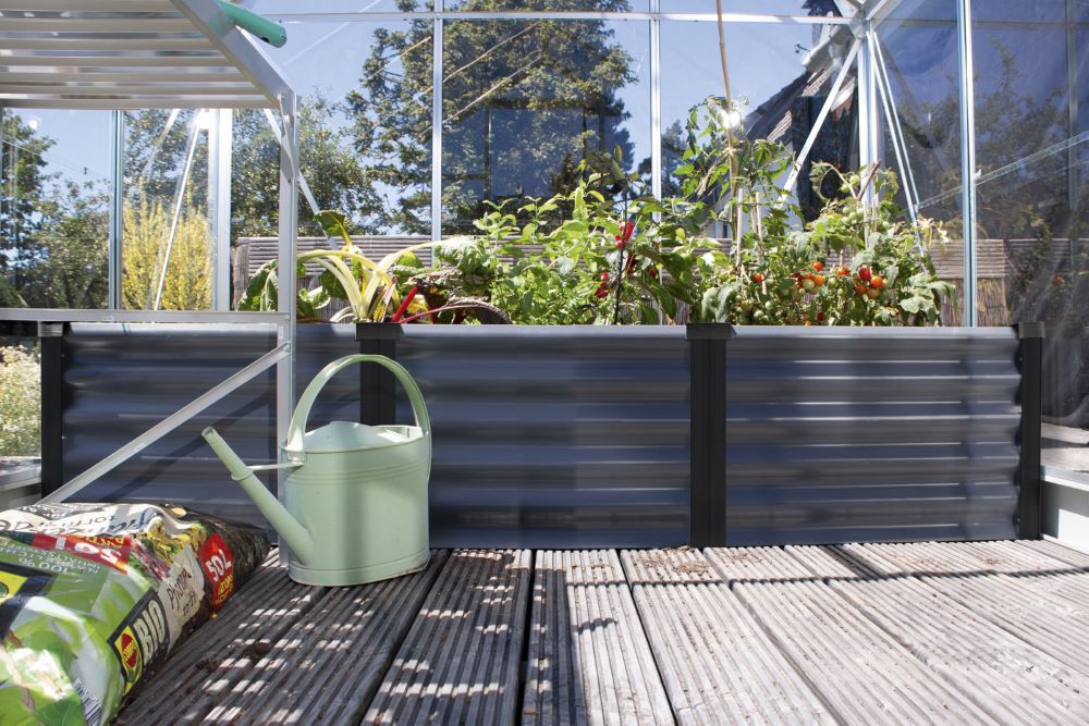 Produktbild Vitavia Hochbeet Linus In Out 401 Größe S granit schwarz