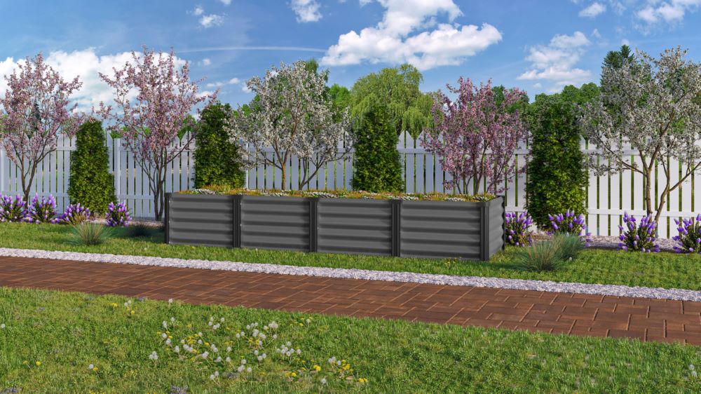 Produktbild Vitavia Hochbeetbausatz Linus In Out 401 Größe L granit