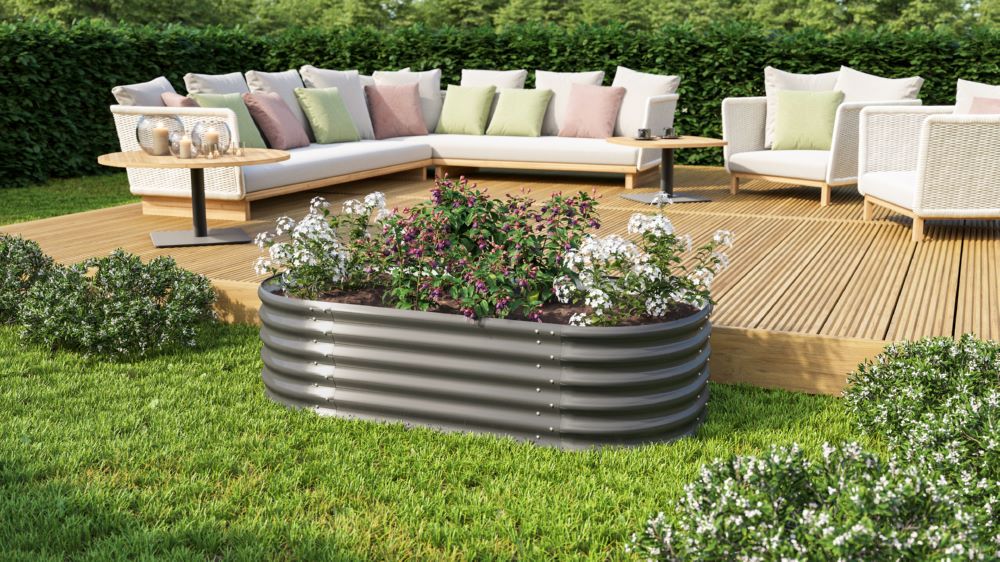 Produktbild Vitavia Hochbeet Vita 401 in granit Blech 821 mm breit bild 2