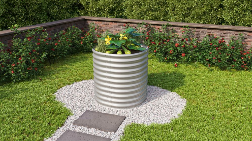 Produktbild Vitavia Hochbeetanbau Vita Rund 858 Maße 821 x 821 x 858 mm bild 2