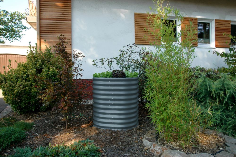 Produktbild Vitavia Hochbeetanbau Vita Rund 858 granit 821 x 821 x 858 mm bild 2