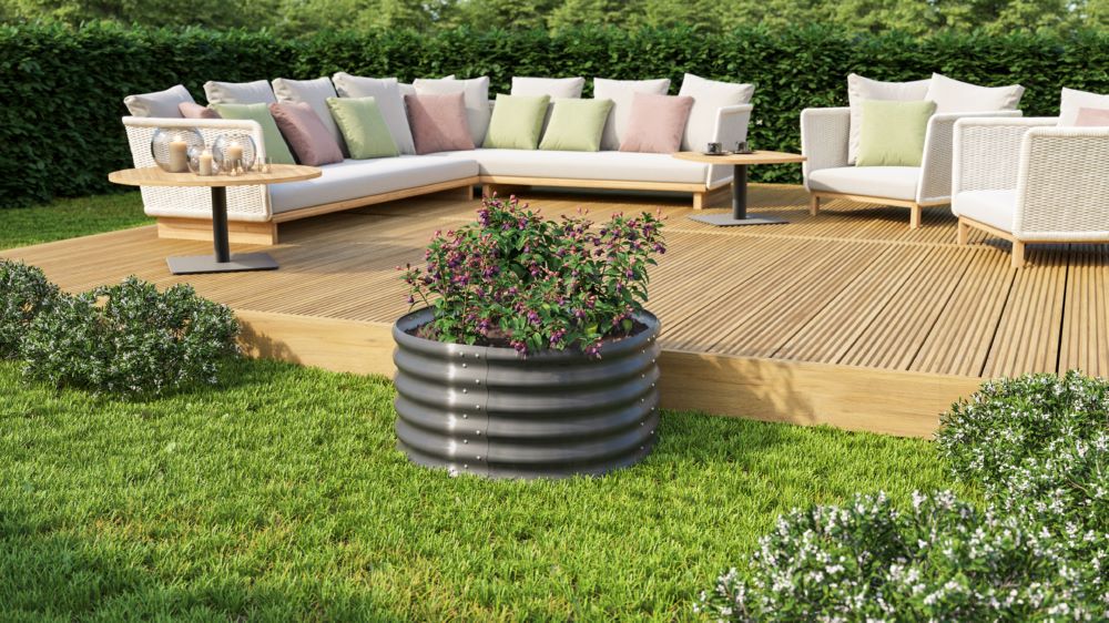 Produktbild Vitavia Hochbeet Vita Blech Rund 401 granit bild 2