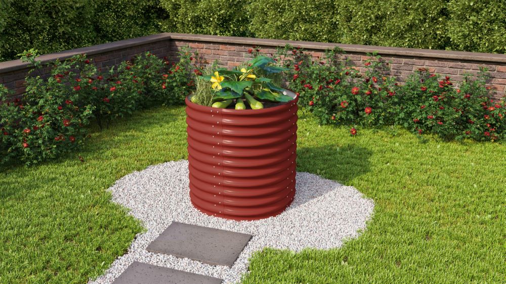 Produktbild Vitavia Hochbeetanbau Vita Rund 858 rubin Nutzfläche 0.67 qm