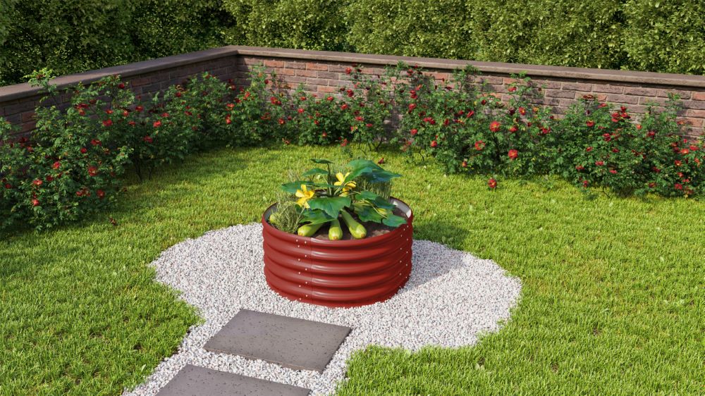 Produktbild Vitavia Hochbeet Vita Rund 401 rubin Höhe 401 mm bild 3