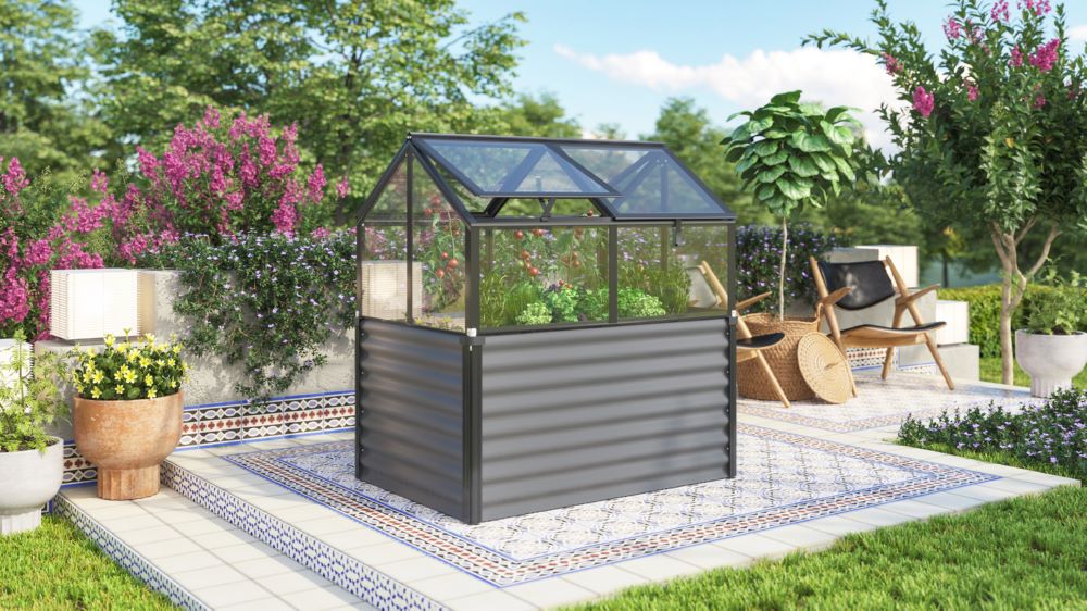 Produktbild Vitavia Hochfrühbeet Gamma ESG granit Nutzfläche 1.05 qm bild 2