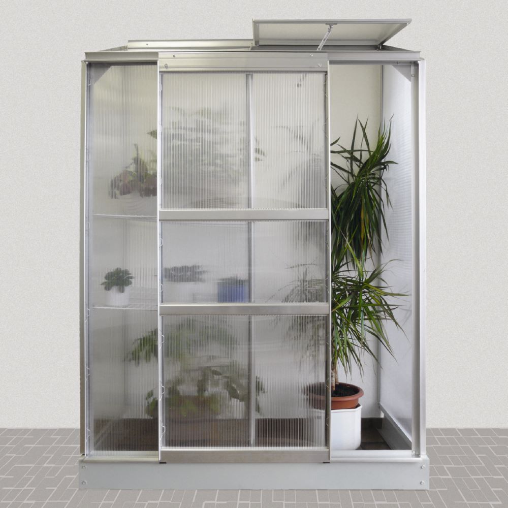 Produktbild Vitavia Anlehngewächshaus Ida 900 HKP 4 mm alu